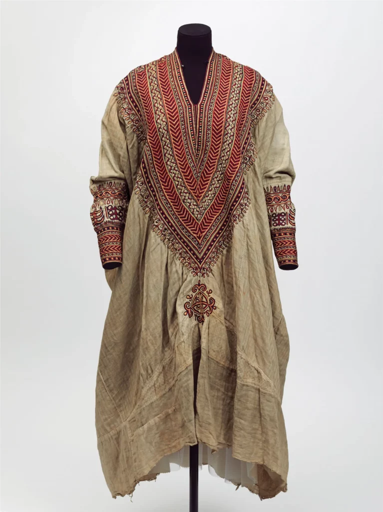 The dress of Queen Tirunesh, Alamayu’s mother, in the Victoria & Albert Museum